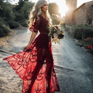 Gorgeous lace maxi dress